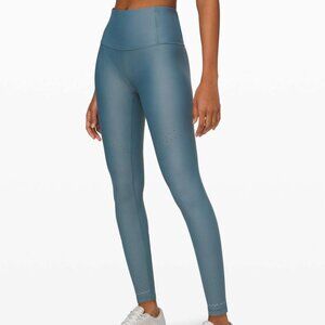 Lululemon Zoned In Tight *27" Blue Charcoal